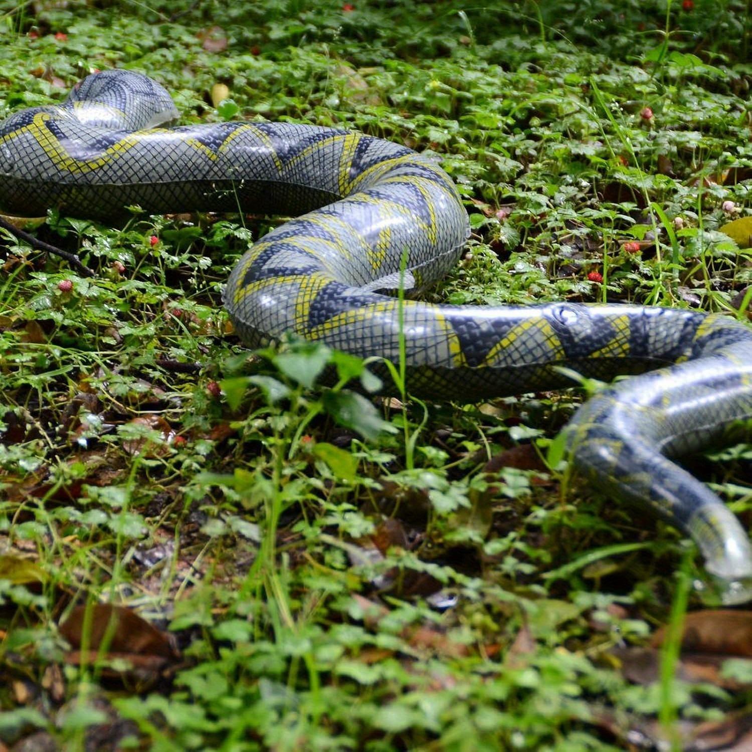 

1pc/3pcs Inflatable Snakes, Fake Snakes 37.4 Inches Large Inflatable Snakes, Used for Halloween Decor in Garden Swimming Pools As Shown