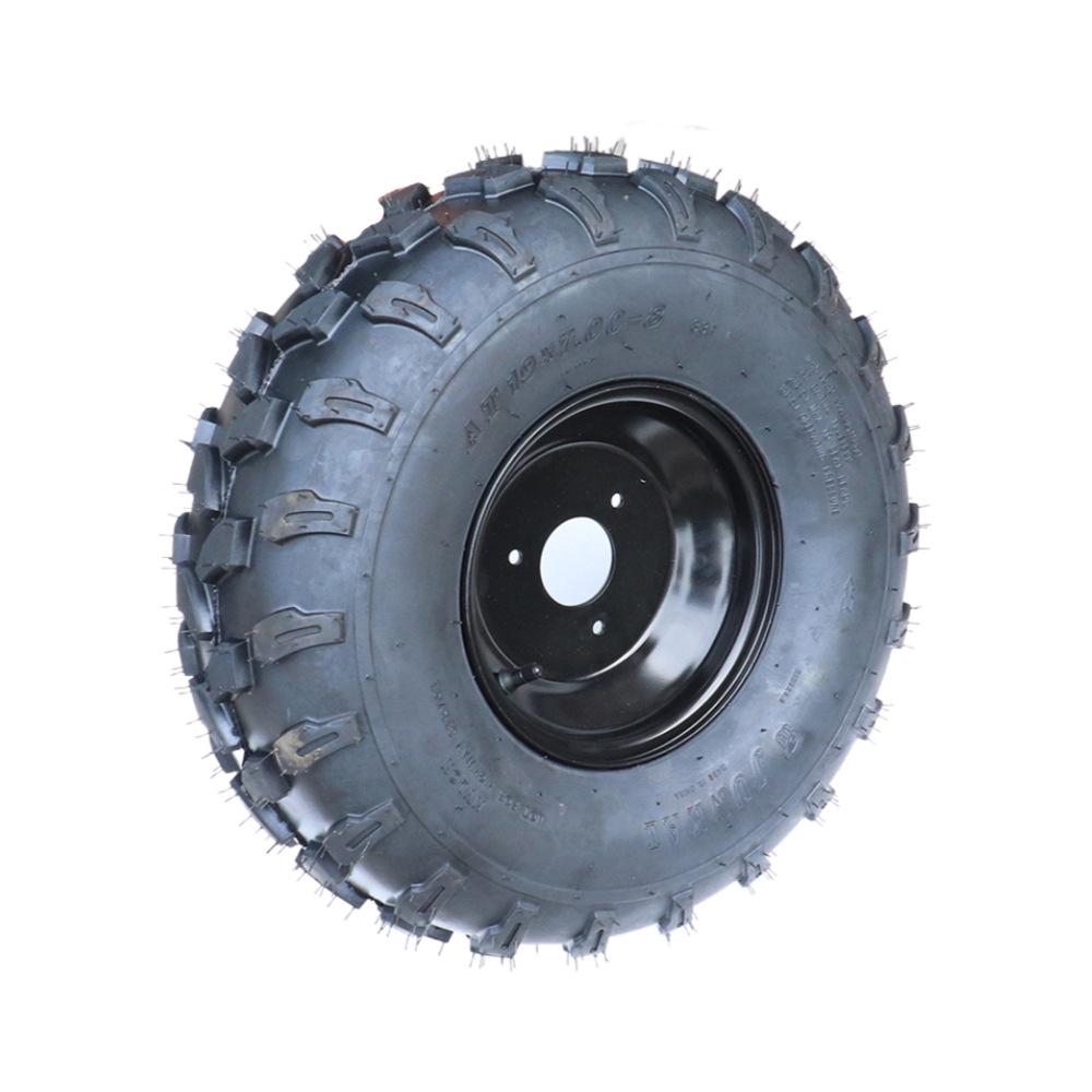 ATV Beach Buggy Parts: 19x7.00-8 Tire with 18x9.5-8 Three-Hole Wheel Hub