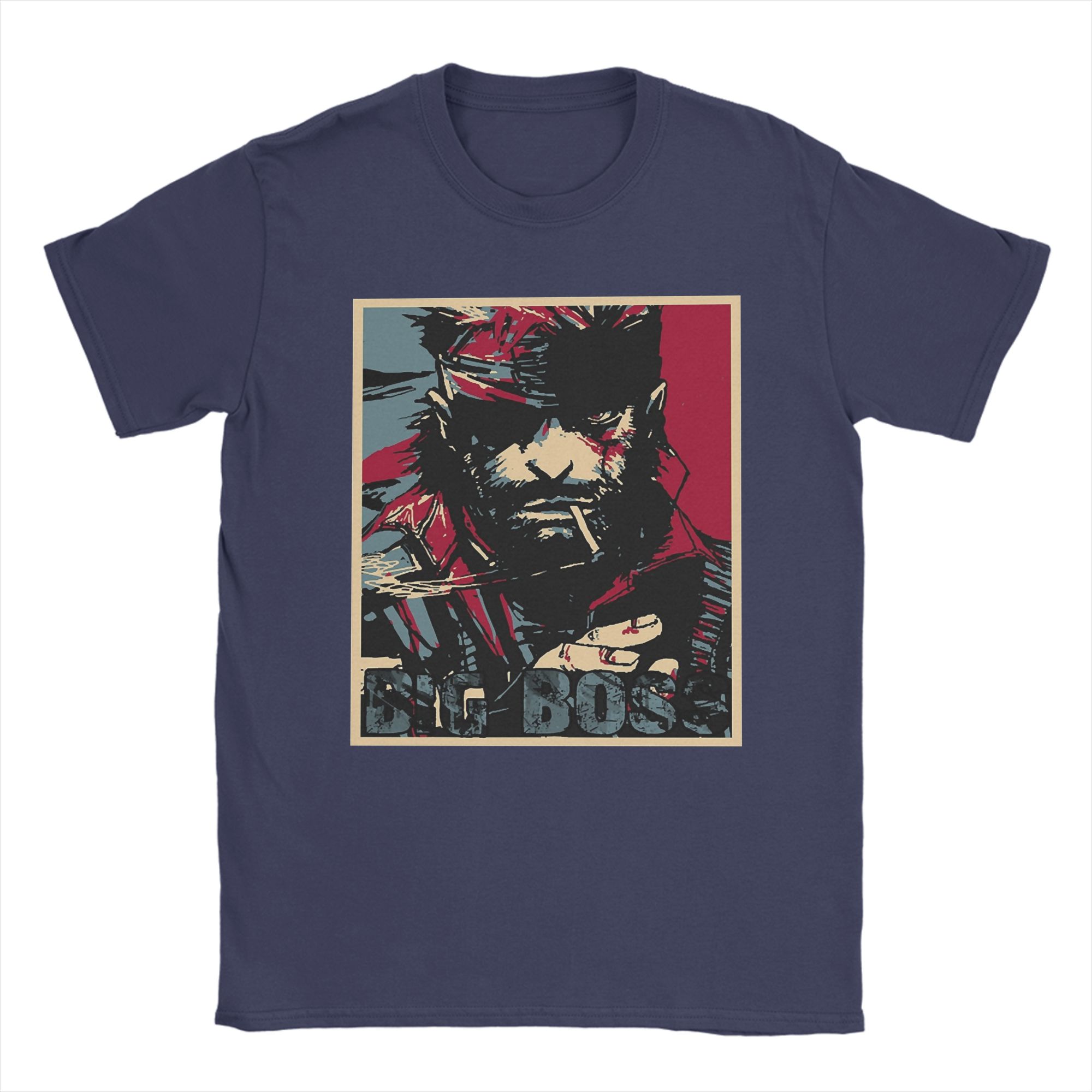

Metal Gear Solid T Shirt Summer Harajuku TShirts Male Pure Cotton Round Neck Oversize Tees ShortSleeved Vintage Tshirt 4XL