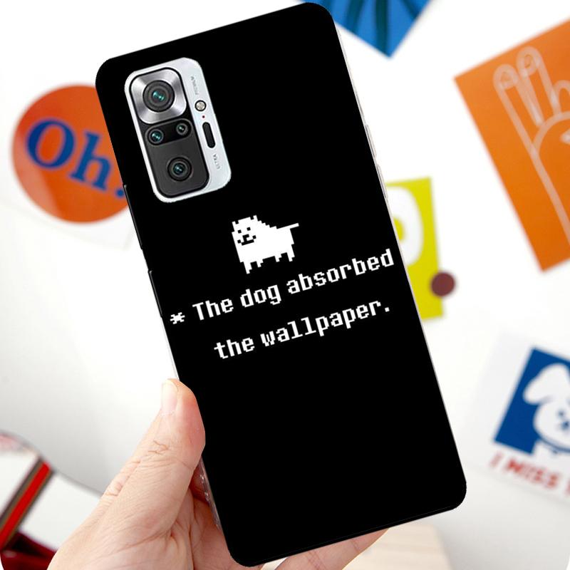 Undertale Annoying Dog Case For Xiaomi Redmi Note 12 Pro 11 8 9 10 Pro 9S 10S 11S 12S Redmi 12C 10C 9C 10A Cover