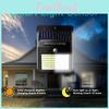 Solar 140led Security Light Outdoor Motion Sensor Lamp For Garden Wall Courtyard