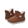Winter Home Soft Thick Soled Warm High Top Tube With Plush Cotton Shoes