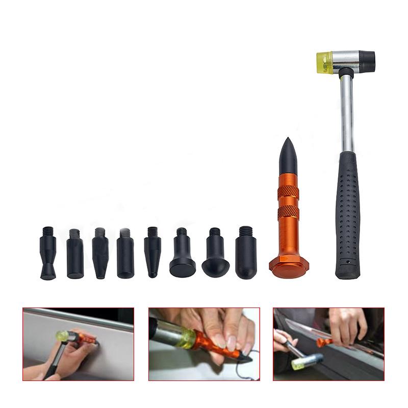 

Маленький резиновый молоток, многофункциональный нейлоновый молоток с нескользящей ручкой для ювелирных изделий, ручных инструментов, аксессуаров оранжевый