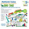 MathLink Series Math Activity Set, Dinosaur Cubes, 100 Blocks & Activity Cards, LER9330, Authentic
