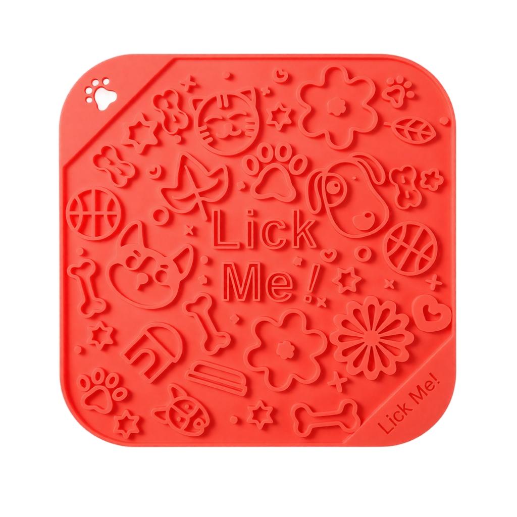 Slow Feeder Dog Bowl - Lick to and, Interactive Feeding