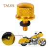 TA Aluminium Sitz Bolzen Kotflügel Schrauben Halterung Knopf Abdeckung Kappe für Harley