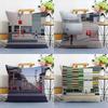 Home Decor Abstract Urban Street Digital Print Pillowcase Pattern Cushion Cover Suitable for Sofa Bedroom Car Pillow Cover