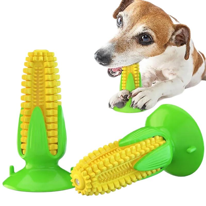 Pet Dog Toothbrush Chew Toy for French Bulldog Teeth Cleaning Puppy Teeth Grinding Stick Bone Toy