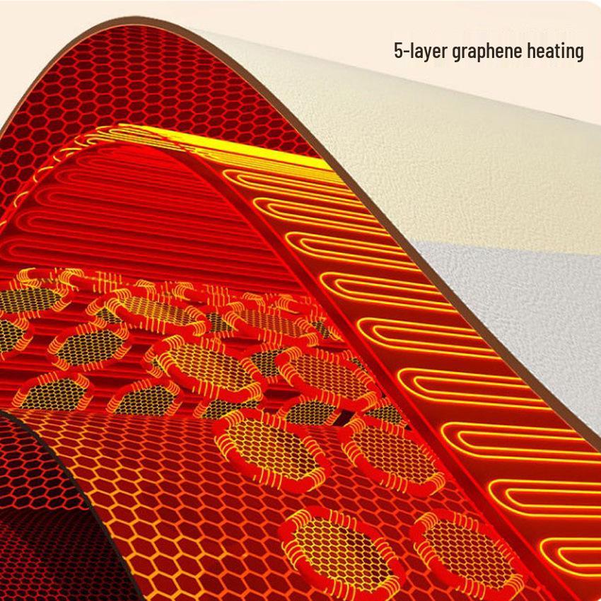 Electric Heating Desk Pad - Warm Mouse Pad for Office & Student Use