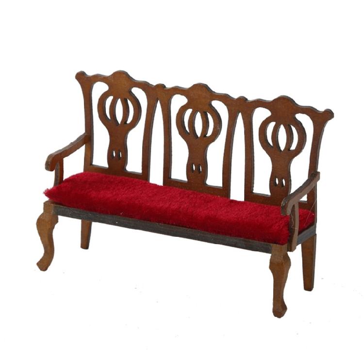 1/12 Dollhouses Sofa Chair and Cushion For Craft Model Project Living Room And Study Room Scene Display Decoration