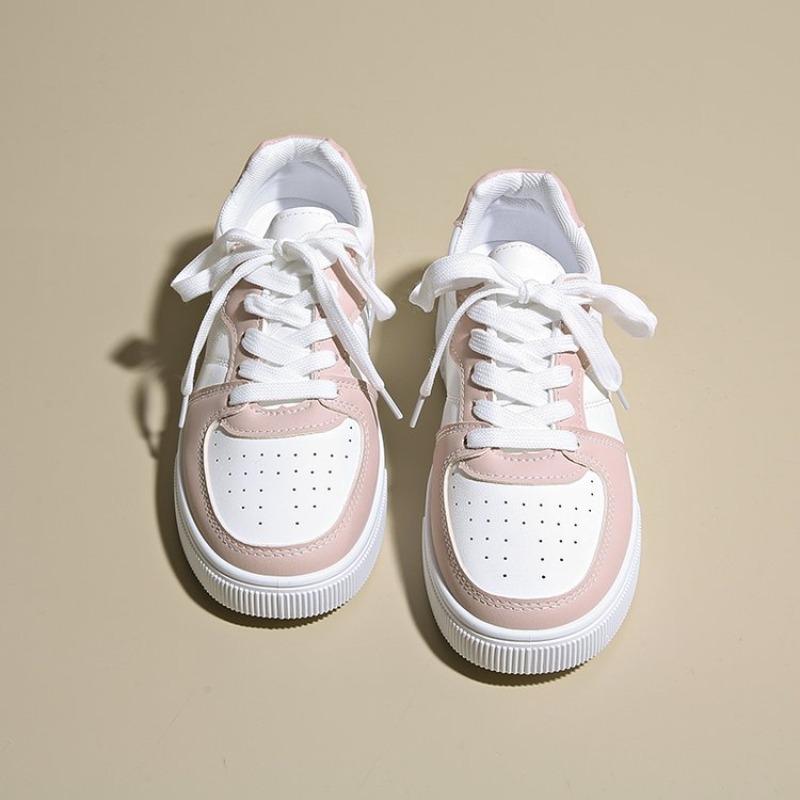 Fashion Women's Vulcanize Shoes Flat Classic Sports Lace Up Skateboard Board Shoe Walking White Running Sneakers