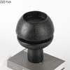 Minimalist Black Spherical Shape Ornaments Creative Artwork Resin Sculpture Desk Decoration Abstract Crafts Room Aesthetic Decor