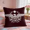 Gold Imperial Eagle Rome SPQR Cushion Cover Square Short Plush Pillow Case Living Room Sofa Home Decor Funda X