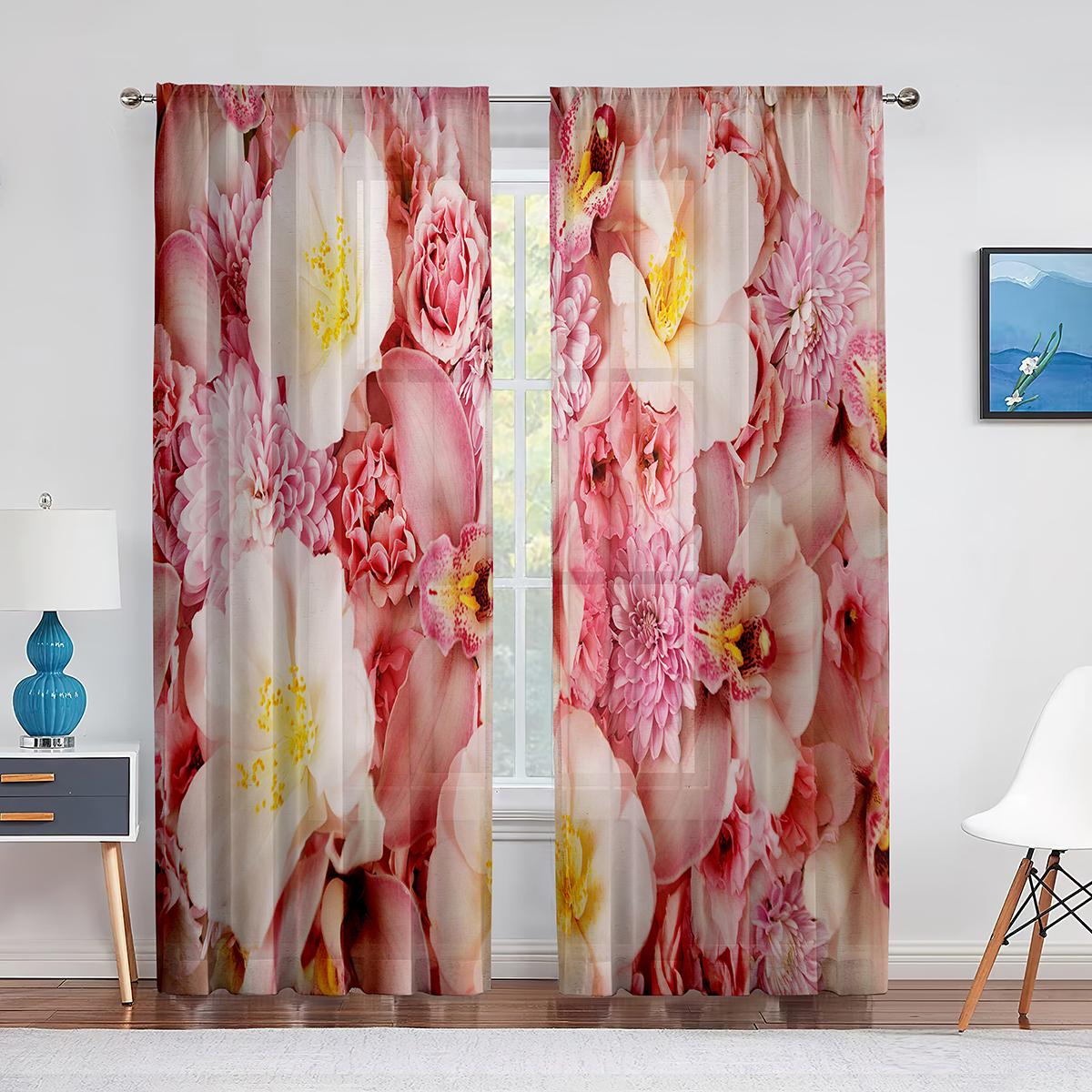 Романтическая роза с цветочным принтом — фото 11