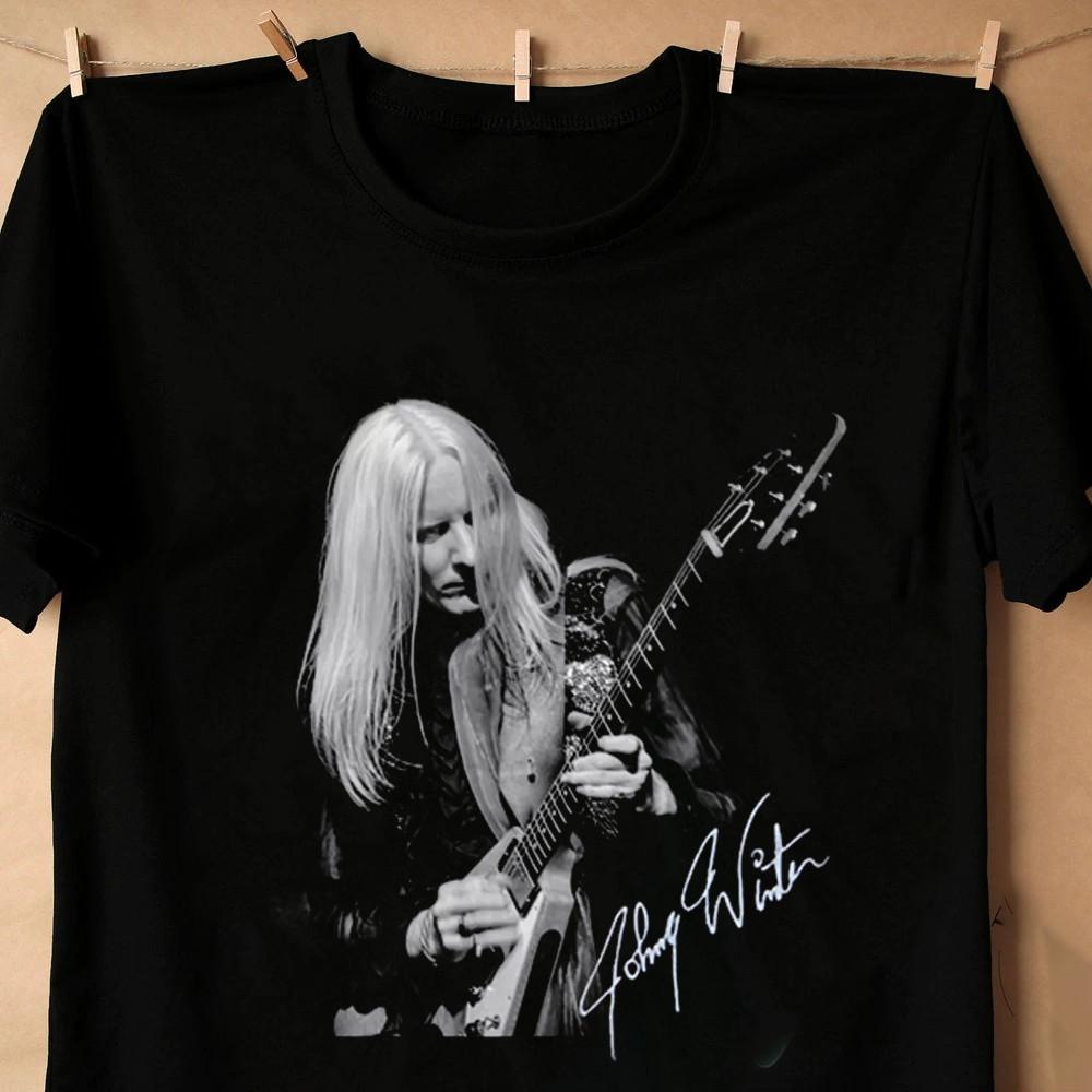 Выступление Джонни Винтера Подарок для фанатов Унисекс Все размеры Футболка Унисекс Футболка M