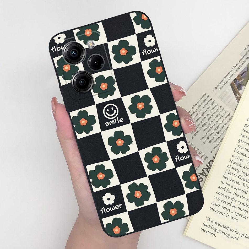 Cell Phone Case For Xiaomi Poco X5 Pro 5G Trendy Pattern Silicone Protective Matte Cover For PocoX5 X 5 X5Pro Capa Funda Bumper