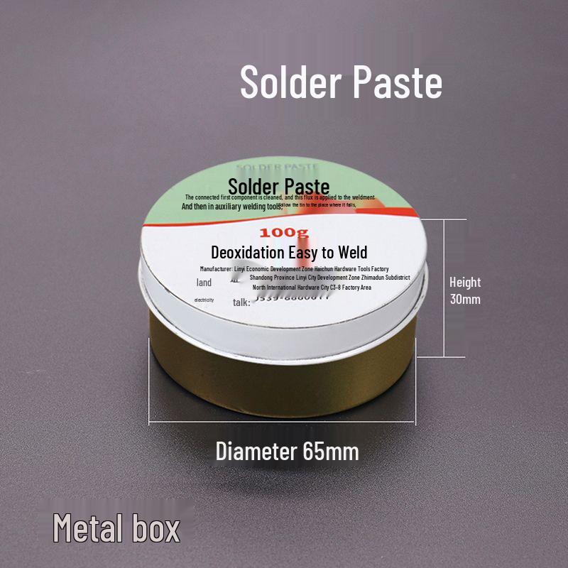 Lead-Free Acid-Free Solder Paste Flux, 100g/Box