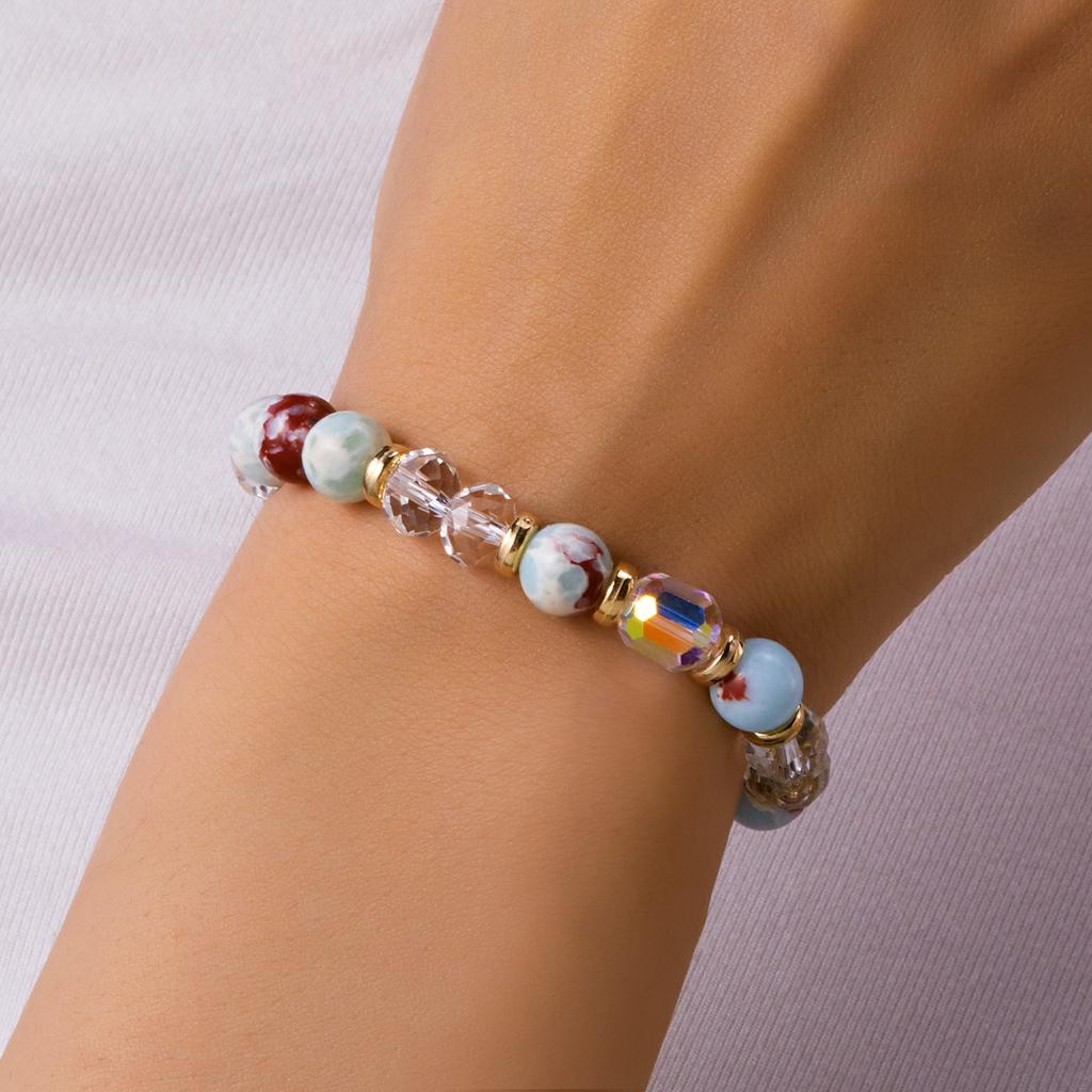 12 Constellation Crystal Beaded Bracelets for Women Men Natural Stone Handmade Cancer Virgo Leo Bangle Energy Friendship Jewelry