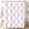 Bathroom Decor Set Shower Curtain Waterproof Plaid Print Modern Home Decor Washable Linen Fabric Bathroom Hanging Shower Curtain