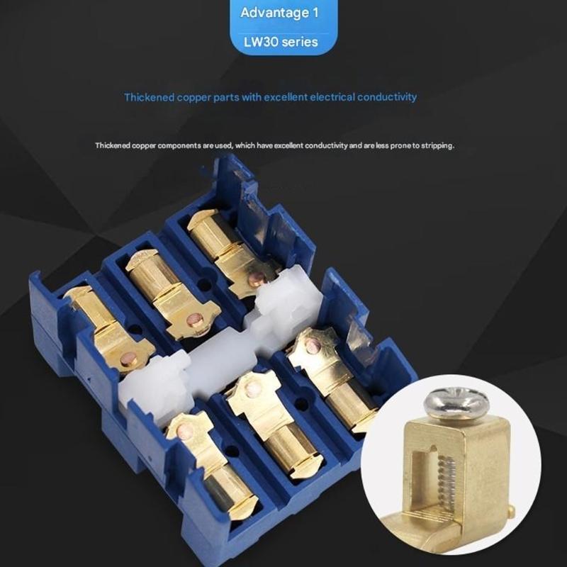 63A Isolator Disconnect Switches Waterproof On/OFF Disconnecting Switches For Electrical Equipment Tool Accessory