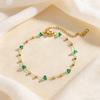 Elegant 18K Gold Titanium Steel Bracelets: European & American Fashion, Non-fading, Women's Versatile Personality Hand Jewelry