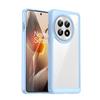 For OnePlus 13 Phone Case WANLONFENG XC Series TPU Acrylic Cover with Tempered Glass (Big Lens Hole)