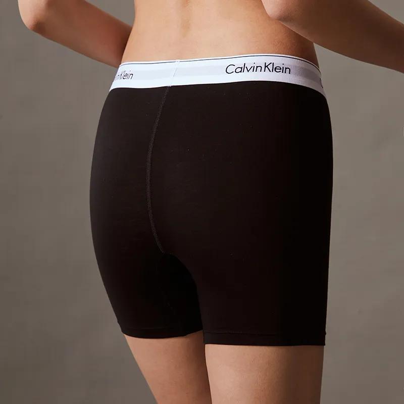 Calvin Klein Denim Series Modern Elastic Waistband Wearable Outside Safety Shorts for Women