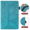 For Honor Pad X8a Tablet Case PU Leather Card Slot Soft TPU Tree Cat Funda For Honor Pad X8A Cover 11.0 inch 2024 Caqa + Stylus