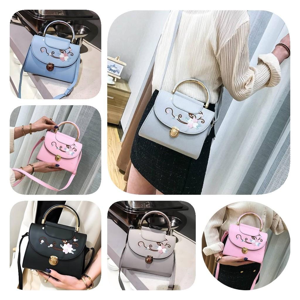 Trendy Women's Crossbody Bag Stylish Pu Leather Handbag With Fresh Sweet Design