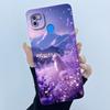 For Tecno Pop 4 Lte Case Liquid Silicone Fashion Simplicity Oil Painting Floral Back Cover For Techno Pop4 Air Phone Case BC1s