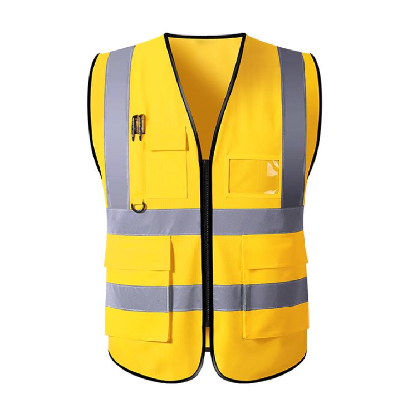Multi-Pocket Reflective Vest for Drivers, Sanitation, Traffic, Cycling & Construction