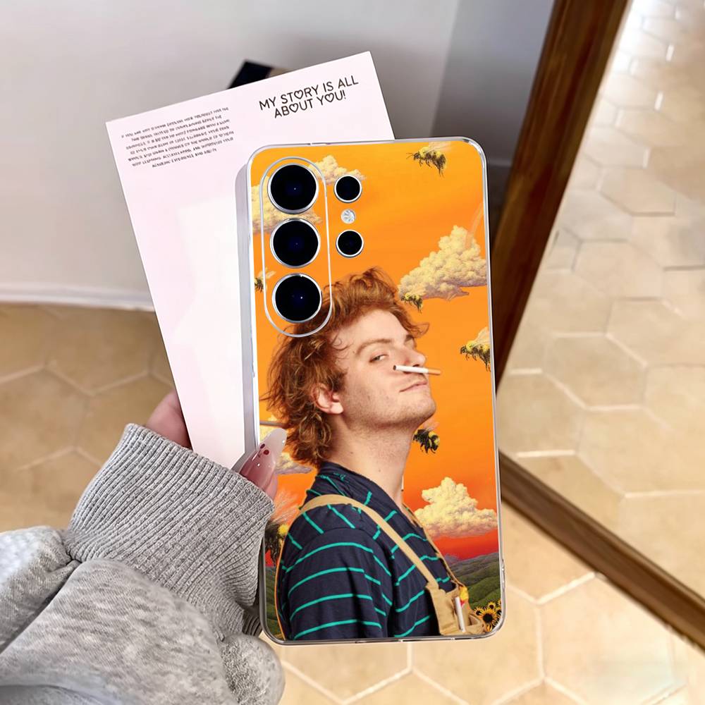 Mac D-DeMarco Singer Phone Case For Samsung S25,S24,S21,S22,S23,S30,Ultra,S20,Plus,Fe,Note,10,9,5G Transparent Cover