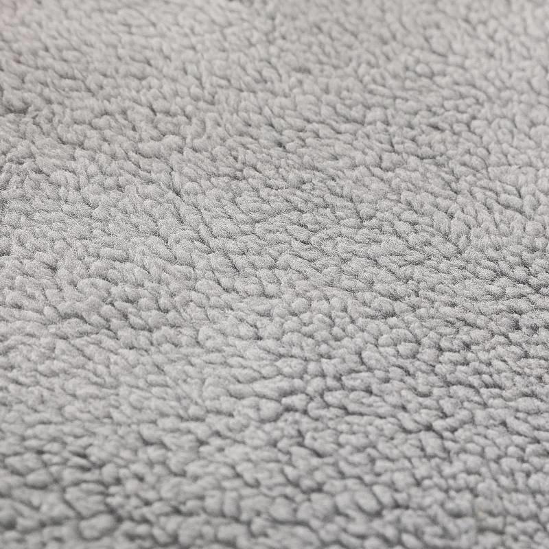 Quadratisches, einfarbiges Plüsch-Stuhlkissen, Esszimmerstuhlkissen, Stoffkissen, Herbst-Winter-Heimdekoration