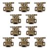 10 Pack Double Roller Catch Cabinet Latches for Cupboard Closet Door, Home Furniture Door Double Roller Catches