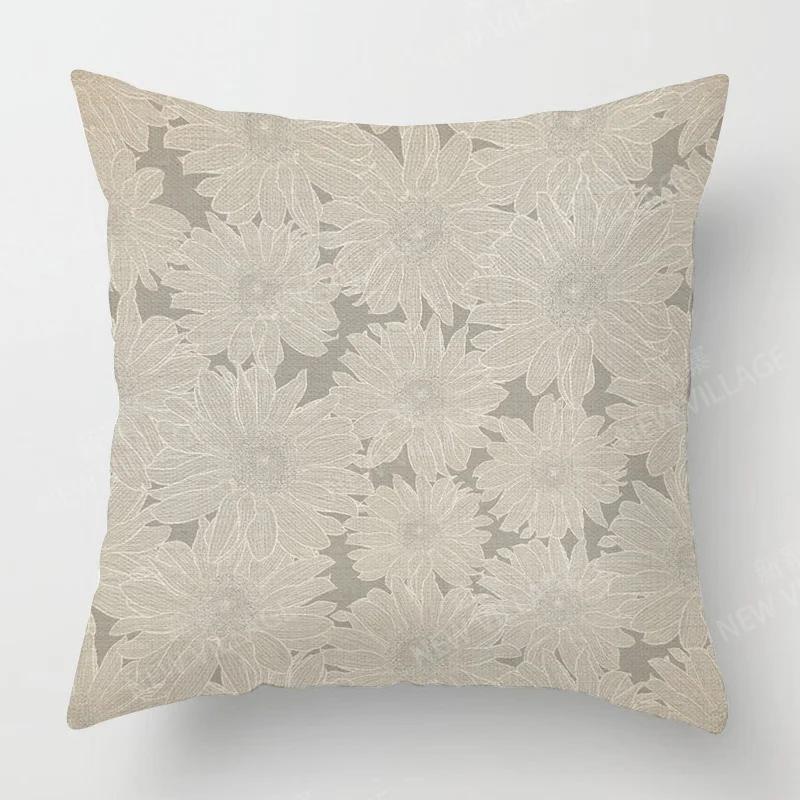 Moderní bytový obývací pokoj dekorace povlaky na polštáře polštář pohovka 35x35cm 40x40 60x60cm 45x45cm 40*40 povlak na polštář boho rostlina severský