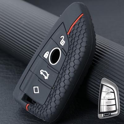 Key Chain Holder Case Cover Shell Silicone For BMW X1 X2 X3 X5 X6 2 3 5 6 7 Car