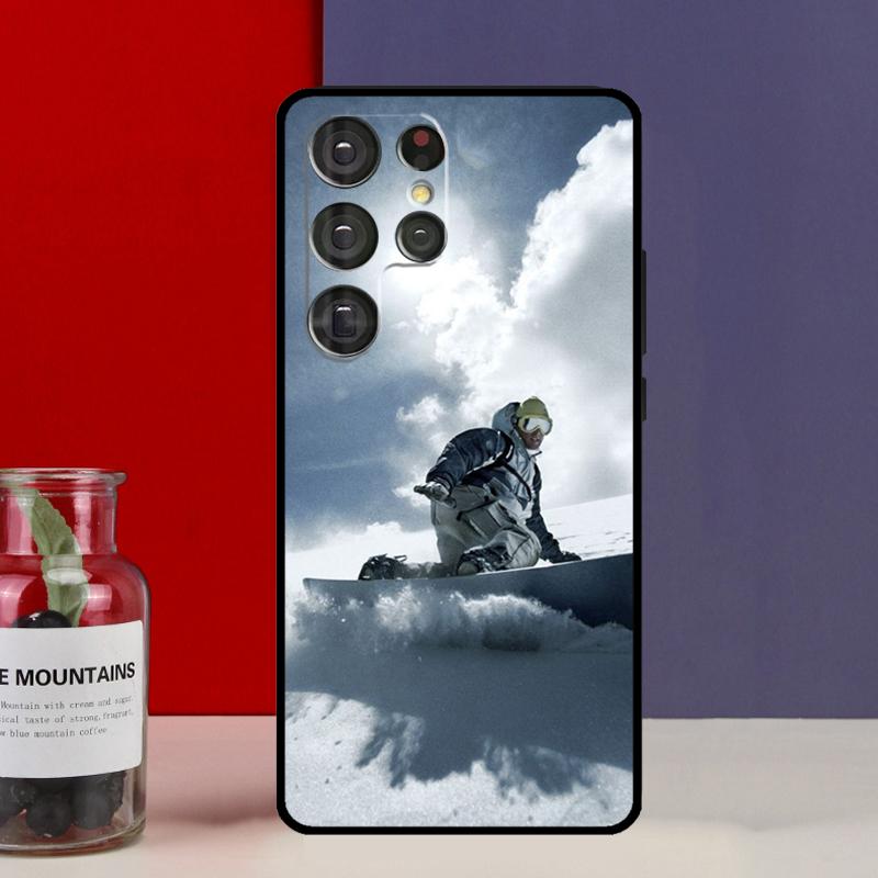 Cool Sports Snowboarding Funda Case For Samsung Galaxy S25 Ultra S9 S10 S20 S21 FE S22 S23 Plus S24 Ultra Phone Cover