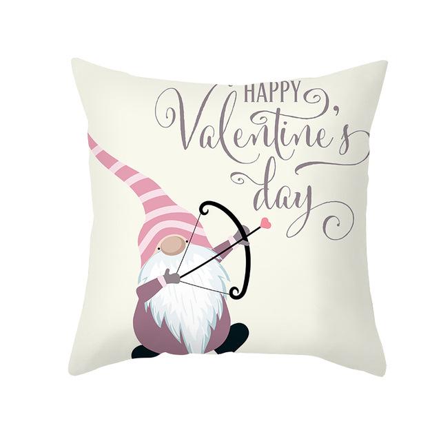 Weihnachten Zwerg Kissenbezug Weihnachten Home Dekoration Sofa Kissen Abdeckung Kissenbezug Kreuz-grenze