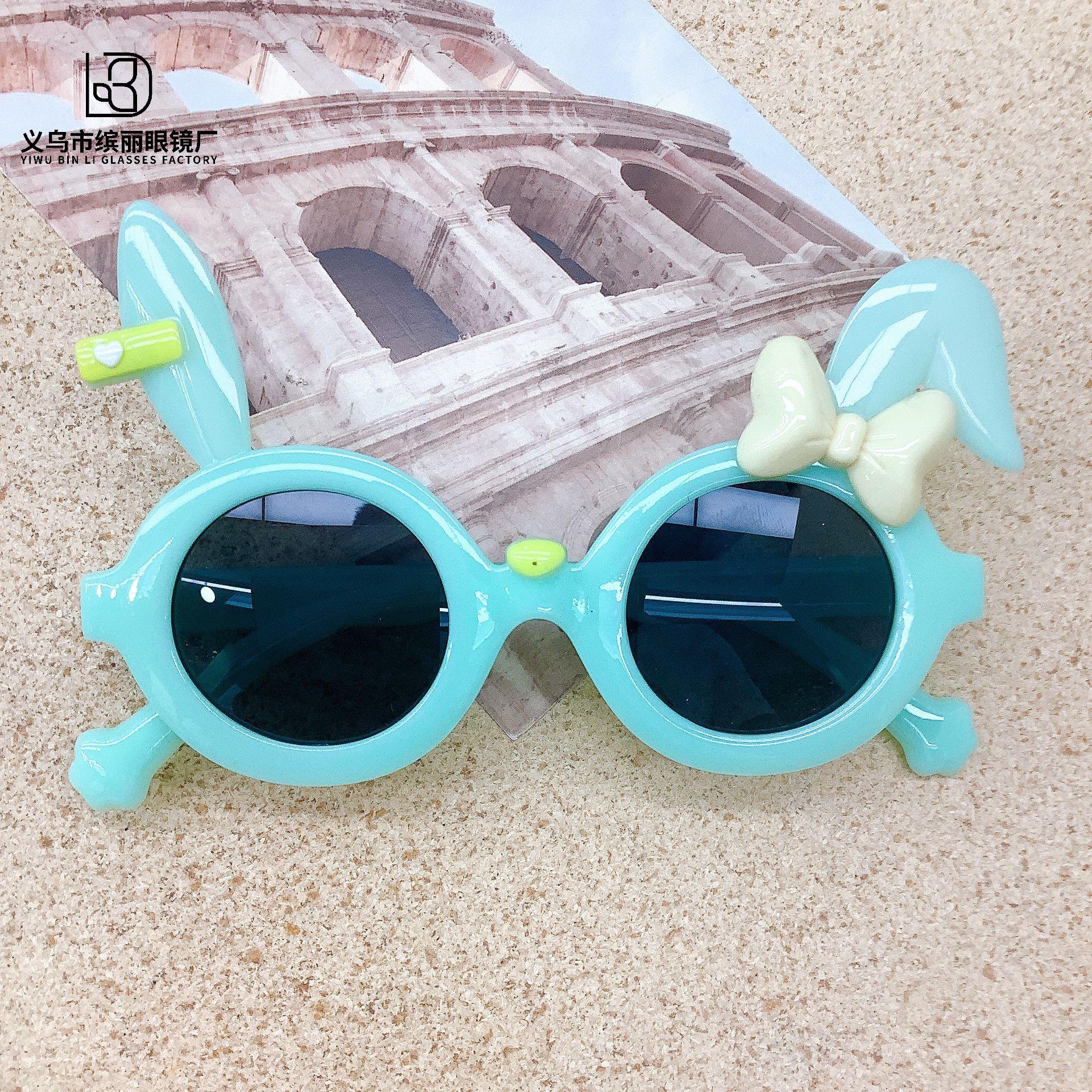 

Ретро детские очки для мальчиков и девочек милый кролик солнцезащитные очки солнцезащитные очки детские мультфильм вогнутые солнцезащитные очки Tide