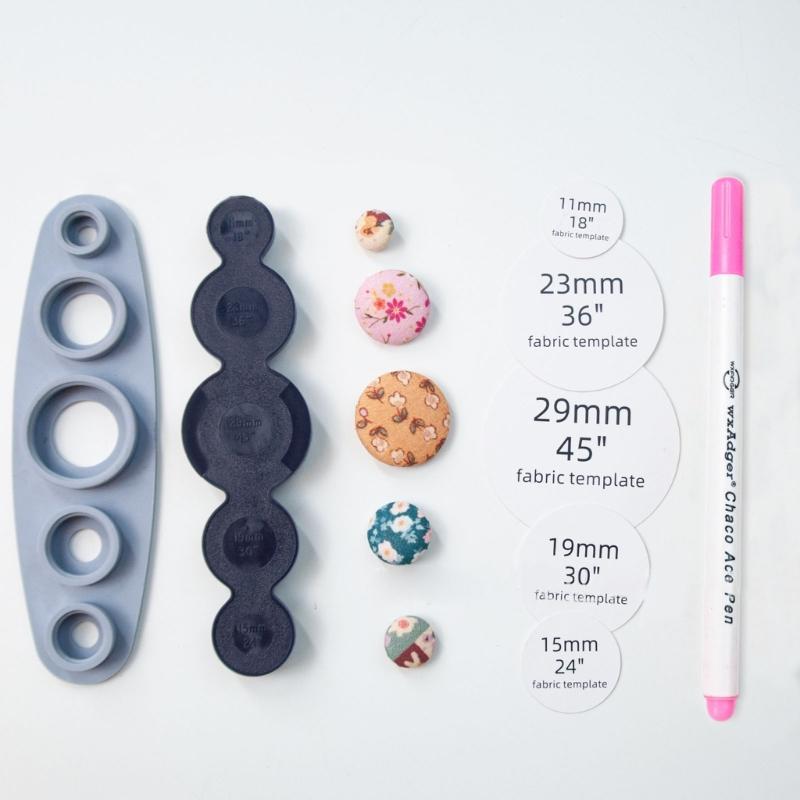 Universal Self Cover Button Making Press Tool For Button Sizes 11 15 19 23 29mm Sew Craft