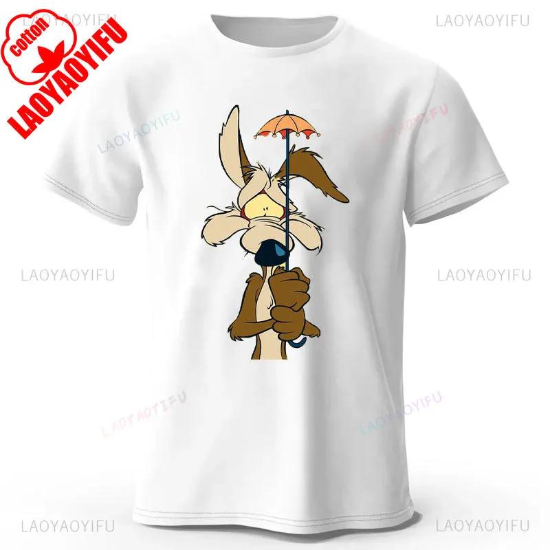 

Wile E Coyote Cartoon Tops Tees Trust Me I Am An Engineer Printed Fashion Cotton Y2k Classic Funny Man T-Shirt Summer Camisetas 4XL