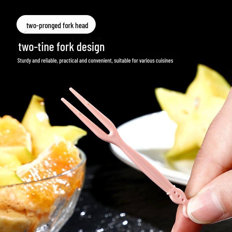 Xingfang Disposable Plastic Fruit & Dessert Forks