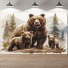 1Pcs All Season Forest Bear Print Decoration Background Backdrop For Photo Studio Photo Booth Party