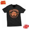 Gruseliges Kürbis-T-Shirt 1978 Horror Night Grafik-T-Shirt Gruseliger Film-Stil Oberteil S-5XL Unisex T-Shirt
