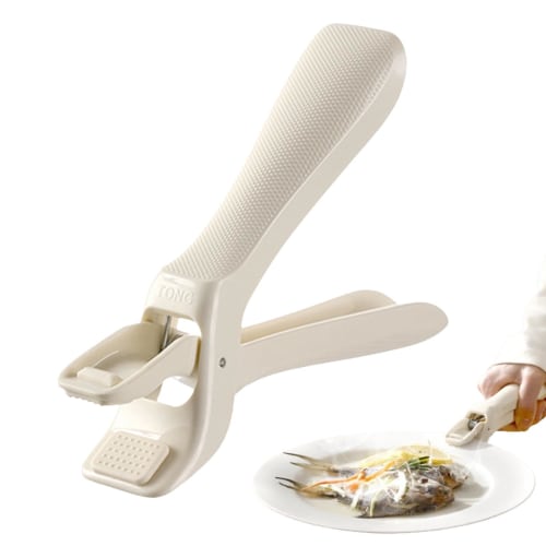

scyca Anti-Scald Dish Plate Gripper, Kitchen Retriever Tongs - Kitchen Retriever Tongs Air Fryer Pan Gripper, Kitchen Tongs Bowl Dish Pan Clip Clip To