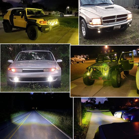 Fog Light High-Strength Super Bright Waterproof Motorcycle Driving Light Auxiliary Spotlight for Scooter