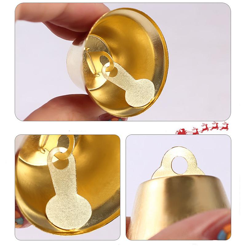 5 ΤΕΜ Χριστουγεννιάτικες Διακοσμήσεις Κουδούνια Μεταλλικές Διακοσμήσεις Καρμπόνιμου Ανοιχτές Τρομπέτες Χριστουγεννιάτικες Διακοσμήσεις