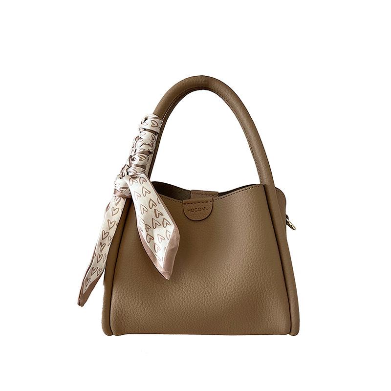 

Женская ретро повседневная сумка-ведро на плечо через плечо, весна/лето 2024 хаки