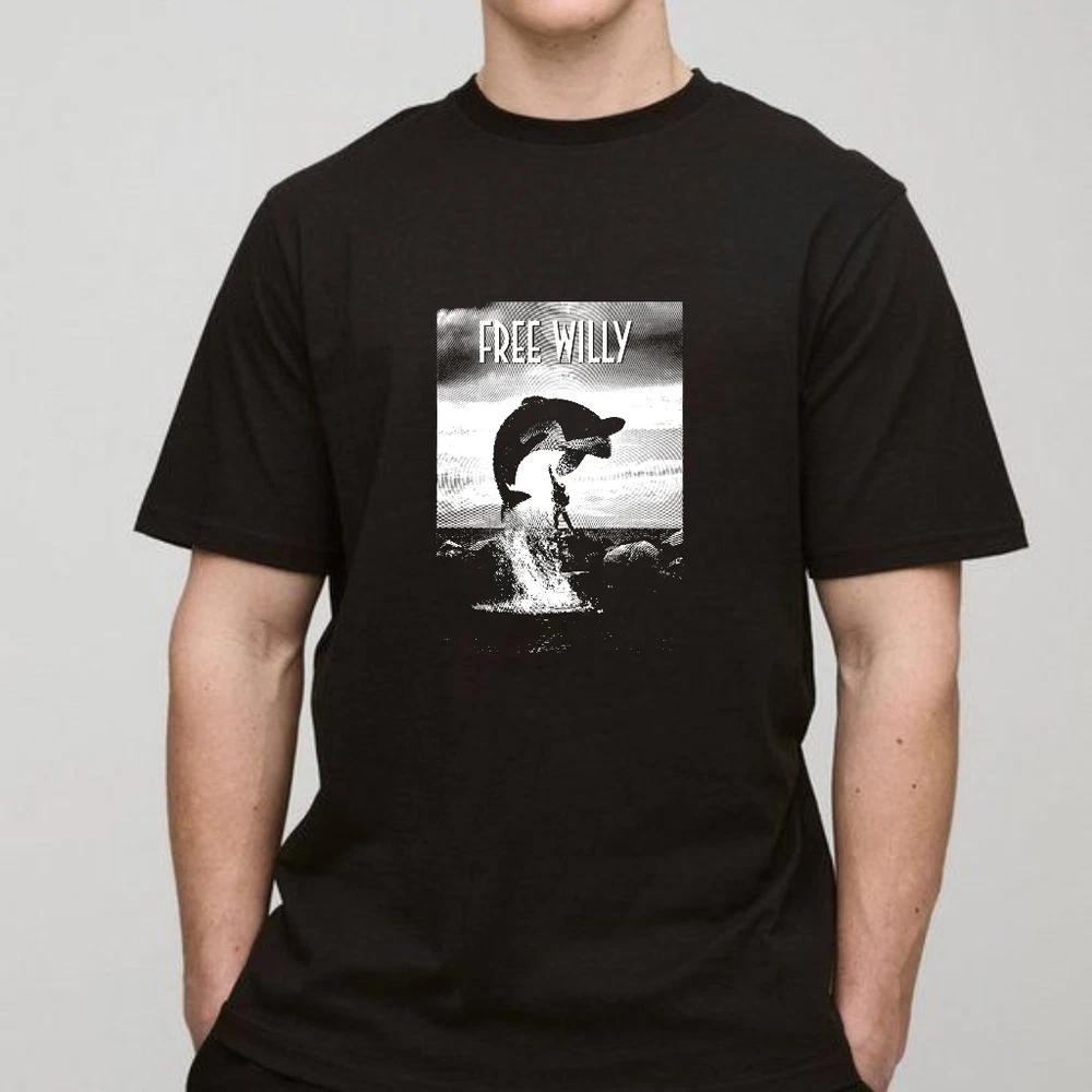 Vintage 90s free willy movie tshirt for fans S