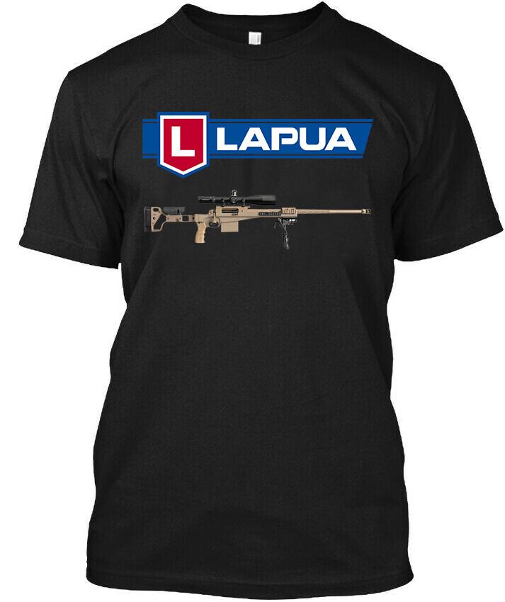 

New Popular Lapua Magnum Firearms Gun Sniper Graphic Art Logo TShirt Size S5XL Unisex T-Shirt S